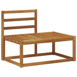 Outdoor Sofa Set 4 Piece Natural Solid Acacia Wood 3366947