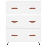 Highboard White 69,5x34x180 cm Engineered Wood 3198377