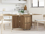 Dinning Table 2 pcs 140 x 80 x 77 cm Engineered Wood 3424939