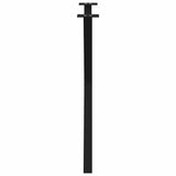 Dining Table Legs X-Shaped 2 pcs Black 70x cm Steel 4012916