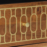 Bedside Cabinet 50x33x62 cm Solid Wood Mango 358294