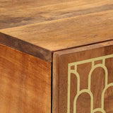 Highboard 60x33x100 cm Solid Wood Mango 358314