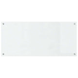 Kitchen Backsplash Transparent 110 x 50 cm Tempered Glass 42001293