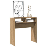 Console Table Artisan Oak 78x30x80 cm Engineered Wood 856621