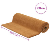 Door Mat Natural 100x200 cm Tufted Coir 155568