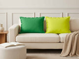 Cushion with Pillow HOUTEN 12 pcs Green Polyester 933000