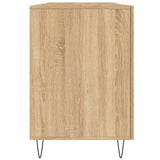 Desk Sonoma Oak 140x50x75 cm Engineered Wood 829543