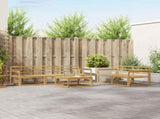 Outdoor Sofa Set 6 pcs White 3386048
