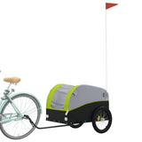 Bike Trailer Black and Green 45 kg Iron 94130