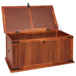 Storage Chest 79x34x32 cm Solid Acacia Wood 247241