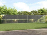 Chicken Cage 4 pcs Silver 800 x 200 x 200 cm Galvanised Steel 3368319