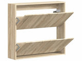 Wall-Mounted Shoe Cabinet ARNHEM 71 x 17 x 86 cm Sonoma Oak 896637