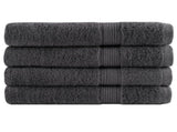 Premium Towels "SOLUND" 4 pcs Anthracite 100x200 cm 600 gsm 137173