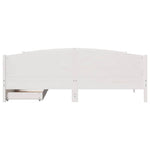 Bed Frame without Mattress White 180x200 cm Super King Solid Wood Pine 3301780