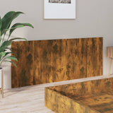 Bed Headboard Smoked Oak 200x1.5x80 cm Engineered Wood 816976