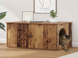 Cat House Old Wood 85 x 55 x 50 cm Engineered Wood 8000732