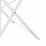 Garden Folding Chair Folding 2 pcs White 42 x 46 x 82cm Metal 42002956