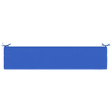 2-Piece Bench Cushions SOEST 2 pcs 100% Polyester Royal Blue 950041