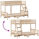 Bunk Bed without Mattress 80x200/120x200 cm Solid Wood 3207177
