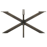 Dining Table Leg Spider Shape Black 150x78x cm Steel 4013119