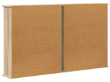 CD Cabinet 2 pcs Sonoma Oak 60 x 17 x 92 cm Engineered Wood 8012735