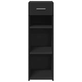 ZNTS Sideboard Black 30x42.5x93 cm Engineered Wood 846307