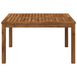 Coffee Table Natural 80 x 80.5 x 45 cm Solid Acacia Wood 901241