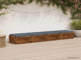 4-Piece Seat Cushions SOEST 4 pcs 100% Polyester Blue 945002