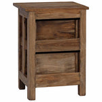 Nightstand Solid Mahogany Wood 40x30x51 cm 244487