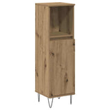 Bathroom Cabinet Artisan Oak 30x30x100 cm Engineered Wood 857209