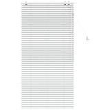 Venetian Blind White 70 x 160 cm 35 mm Solid Paulownia Wood 42015410