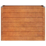 Garden Raised Bed Rusty 100x40x77 cm Corten Steel 151951