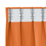 Blackout Curtains with Rings 2 pcs Bright Orange 245 x 140 cm 4107511