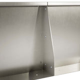 Retaining Wall 4 pcs 40 x 12 x 40 cm Stainless Steel Silver 3449062