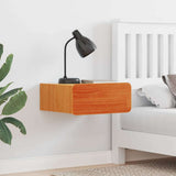 Bedside Table 2 pcs Wax Brown 39 x 34 x 16.5 cm Solid pine wood 873504