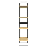 4-Tier Book Cabinet 60x30x140 cm Solid Pine Wood 806442