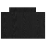 Bed Frame with Storage Black Oak 80 x 200 cm Engineered Wood 3429515