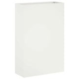 Garden Planter White 50 x 20 x 75 cm Cold-rolled Steel 8005458