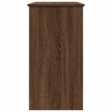 Desk Brown Oak 80x40x75 cm Engineered Wood 860478