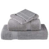 6 Piece Premium Towel Set SOLUND Grey 600 gsm 137560