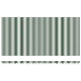 Retractable Awning Green and White 600 x 300 cm 3331694