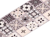 Stair Mats 15 pcs 76 x 20 cm Grey and Black Polyester 42054628