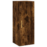 Wall Mounted Cabinet Smoked Oak 34.5x34x90 cm 828849