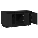 TV Cabinet Black Oak 100 x 38 x 49 cm Engineered Wood 869667