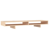Monitor Stand 100x27x14 cm Solid Wood Pine 814004