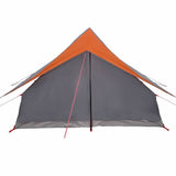 Family Tent with Roof Grey and Orange 315 x 286 x 200 cm 4100681