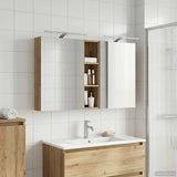 Bathroom Cabinet Set 3 pcs 120 x 14.5 x 70 cm Engineered wood 3403759