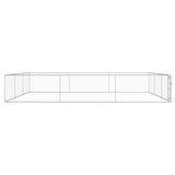 Outdoor Dog Kennel Galvanised Steel 6x6x1 m 170821