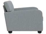 Armchair Light Grey Fabric 42043393