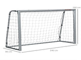 8ft x 5ft Football Goal, Football Net for Garden with Ground Stakes, Quick and Simple Set Up T3398P349125